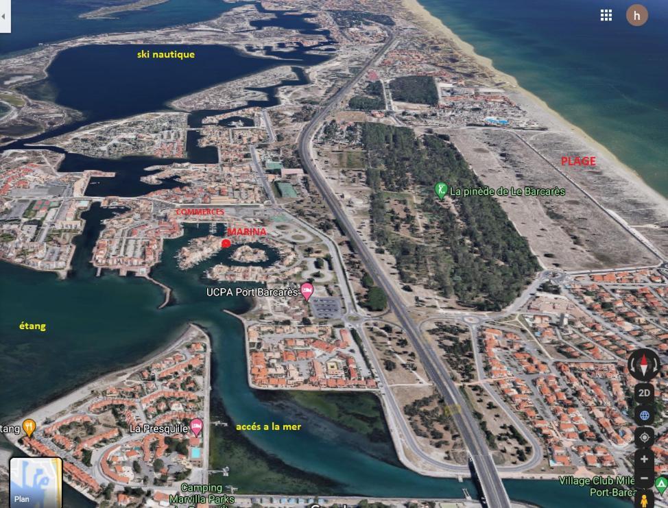 Apartament Marina Les Pieds Dans L Eau Le Barcarès Zewnętrze zdjęcie